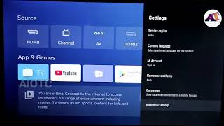 how to MI LED 4A Pro Android TV settings solutions Telugu language 2020