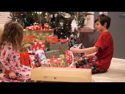 Kids Reaction Opening Presents on Christmas Day