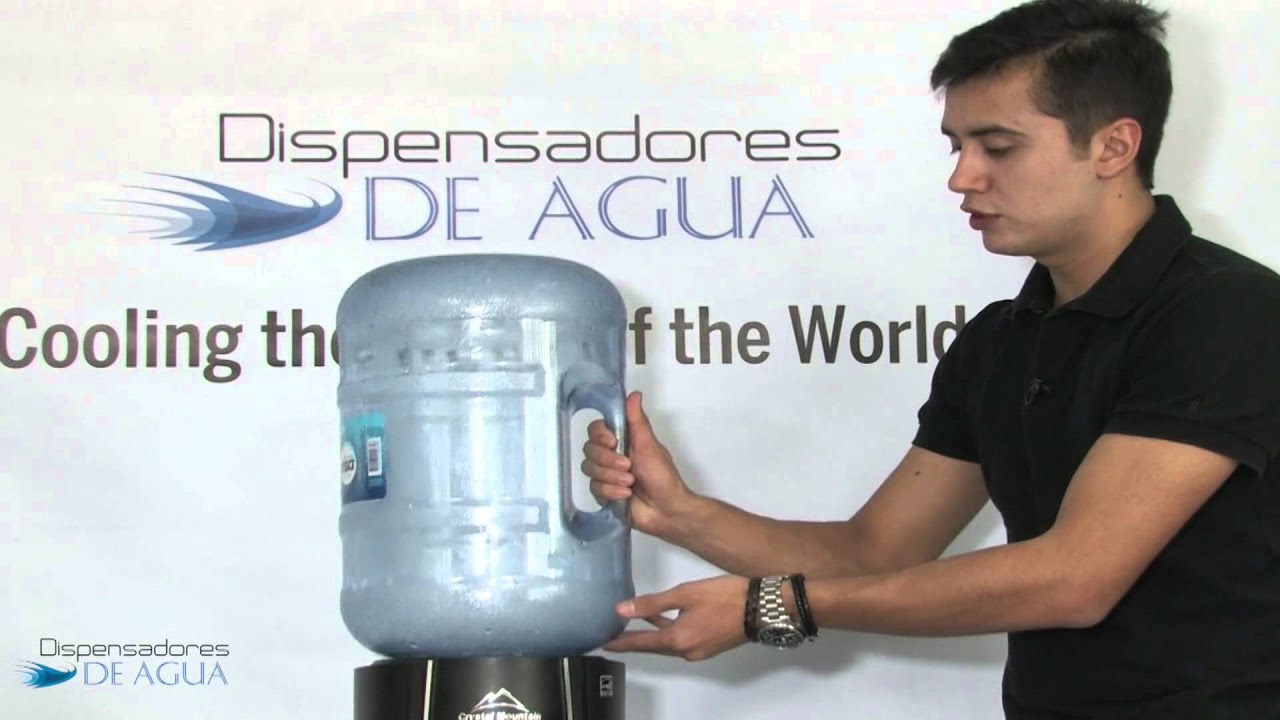 Dispensador para garrafa de agua plastico redondo con base