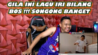 LEKSI - IRI BILANG BOS FT SKILL21 | REACT | BAHAYA INI LAGU !!! SONGONG BANGET
