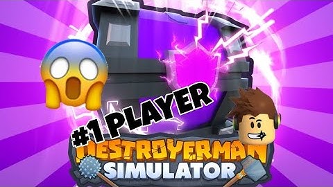 Being the *STRONGEST* player for 1 hour in "Destroyerman Simulator"