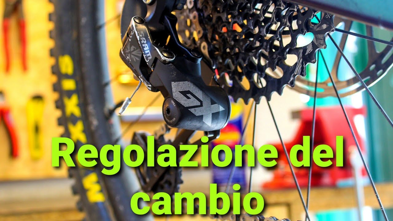 REGOLAZIONE CAMBIO SRAM GX 12v - YouTube