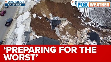 Worry Spreads In Utah Community After Homes Slide Down Hill As Snowmelt Persists