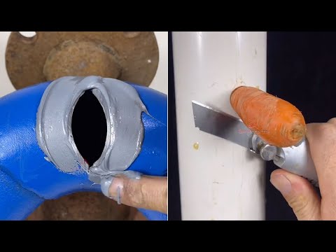How to Use Universal Metal Repair Paste Repair Holes 2022