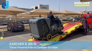 KARCHER B 300 RI Scrubber Sweeper - Diesel Operated by JTECO Juffali Technical Equipment Co. 1,506 views 1 year ago 2 minutes, 48 seconds