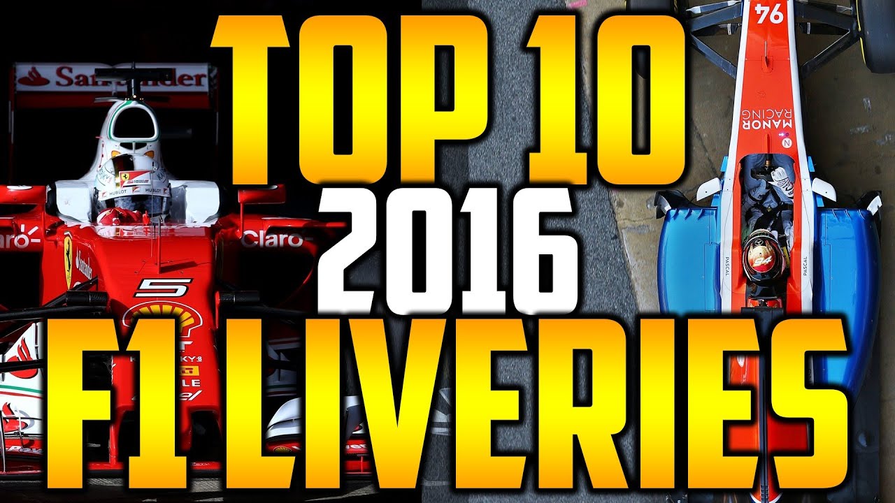 F1 2016: All 10 Liveries RANKED (Featuring xFitcho)