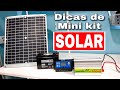 💥Dicas de mini kit de energia solar