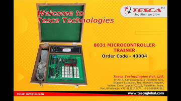 8031 Microcontroller Trainer | Working & Architecture | Embedded System || Tesca 43004