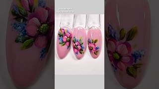 Simple spring nailart #nailart #nailarttutorial #shortsart #shorts  #naildesign #nails #easynailart