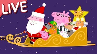 Peppa Pig Christmas Episodes 🎄 Peppa Pig STREAMING NOW 🌈 Kids Videos 🔴