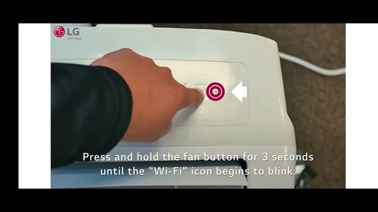 LG Portable AC ! Connecting to WiFi YouTube