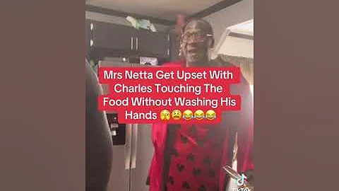 Ms Netta Gets Upset At Charles For Touching The Food Without Wishing His Hands #comedy
