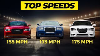 How Fast is the Chrysler 300? -- Top Speed Video – Every Engine Shown (2005-2023 V6, Diesel, & V8s)