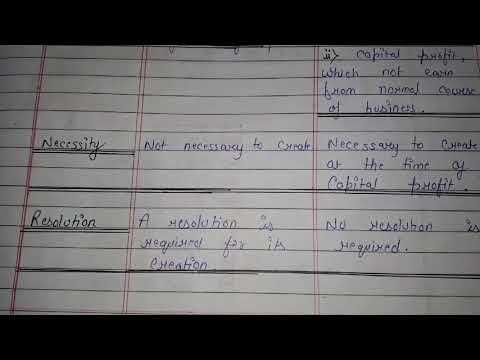CORPORATE ACCOUNTING|DIFFERENCES BETWEEN