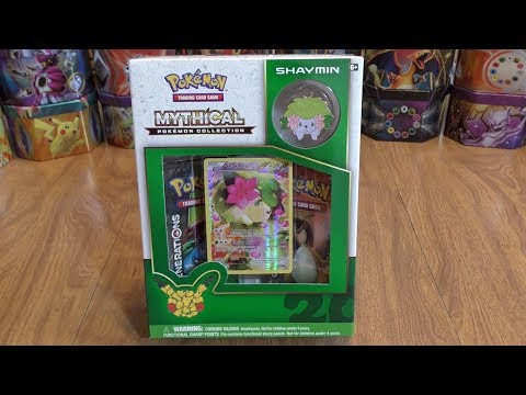 Shaymin Mythical Pokemon Collection Opening