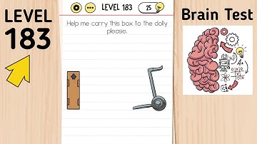 Brain Test Level 183 Help Me Carry This Box To The Dolly Please.