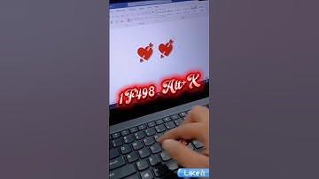 Heart symbol keyboard shortcuts in MS. #shorts #symbols #keyboardshortcuts #symbol