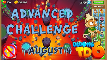 Bloons TD 6 Advanced Challenge | ObiOneKonobi | No MK No Powers Used | August 4 2022