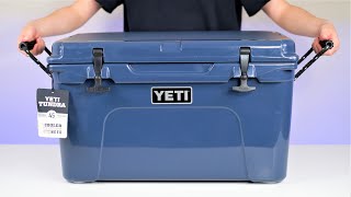 YETI NAVY TUNDRA 45 HARD COOLER Unboxing [4k60p] [HDR]