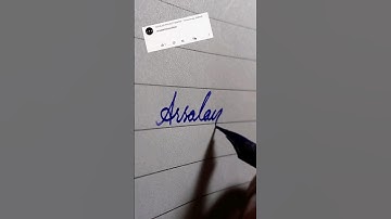 Arsalan name || Beautifully handwritten || #handwriting || #calligraphy