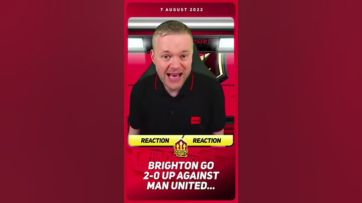 Goldbridge reacts to opening day defeat | Man United 1 - Brighton 2 | #football