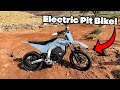 First time riding electric pit bike