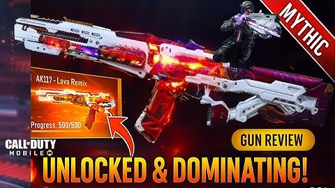 AK117 LAVA REMIX Mythic Unlock + Insane Gameplay | COD Mobile Boost Assault Mode #codpartner #cod