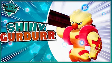 SHINY GURDURR, MAX RAID ADVENTURE ✨✨ (LIVE REACTION) - POKEMON SWSH CROWN TUNDRA