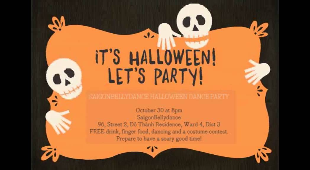 HALLOWEEN DANCE PARTY AT SAIGONBELLYDANCE - DANCING EVEN WHEN WE'RE NOT ALIVE múa bụng việt nam