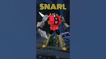 Transformers Studio Series 86 SNARL #stopmotion #transformers #shorts