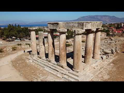 Archaeological site of ancient Corinth | Greece | DJI Mavic Pro 2021