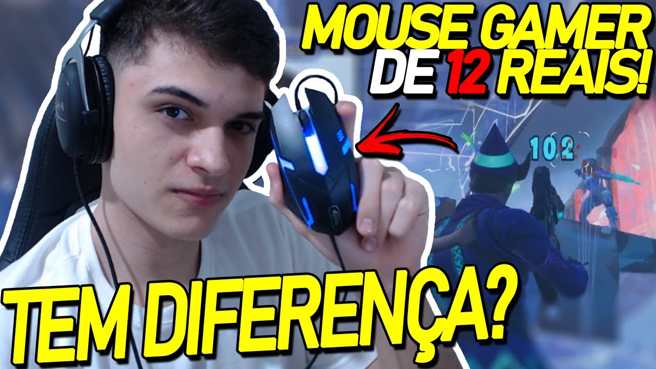 JOGUEI COM UM MOUSE GAMER DE 12 REAIS E ESSE FOI O RESULTADO... tem ...