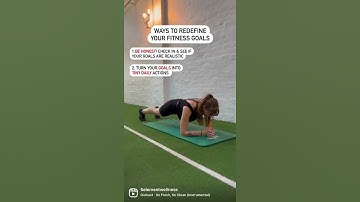 Ways to redefine your fitness goals 💪