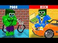 Monster School : Poor Hulk And Rich Hulk - Sad Story - Minecraft Animation
