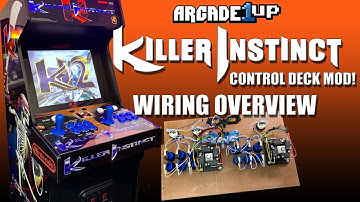 Arcade1Up Killer Instinct Control Deck MOD: Wiring Overview.