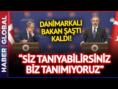 Hakan Fidan Danimarkalı Bakanın Yüzüne Baka Baka Diplomasi Dersi Verdi!