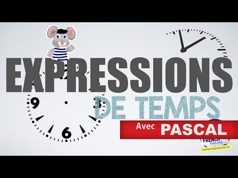 Preposiciones de tiempo en Francés