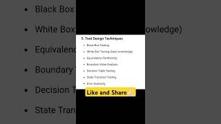 Test Design Techniques👍🏻 #software #testing #shorts #viralvideo