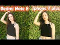 CÂMERA DO IPHONE 7 PLUS vs CÂMERA DO XIAOMI REDMI NOTE 8