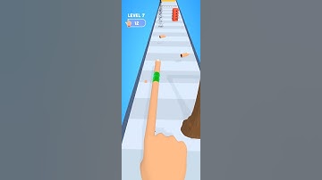 Finger Runner 3D gameplay at Level 7 complete walkthrough