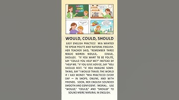 Would, Could, Should — Easy English Practice! #learnenglish #englishonline