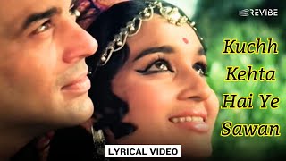 Kuchh Kehta Hai Ye Savan (Lyric Video) |Lata M, Mohd Rafi | Dharmendra, Asha P | Mera Gaon Mera Desh