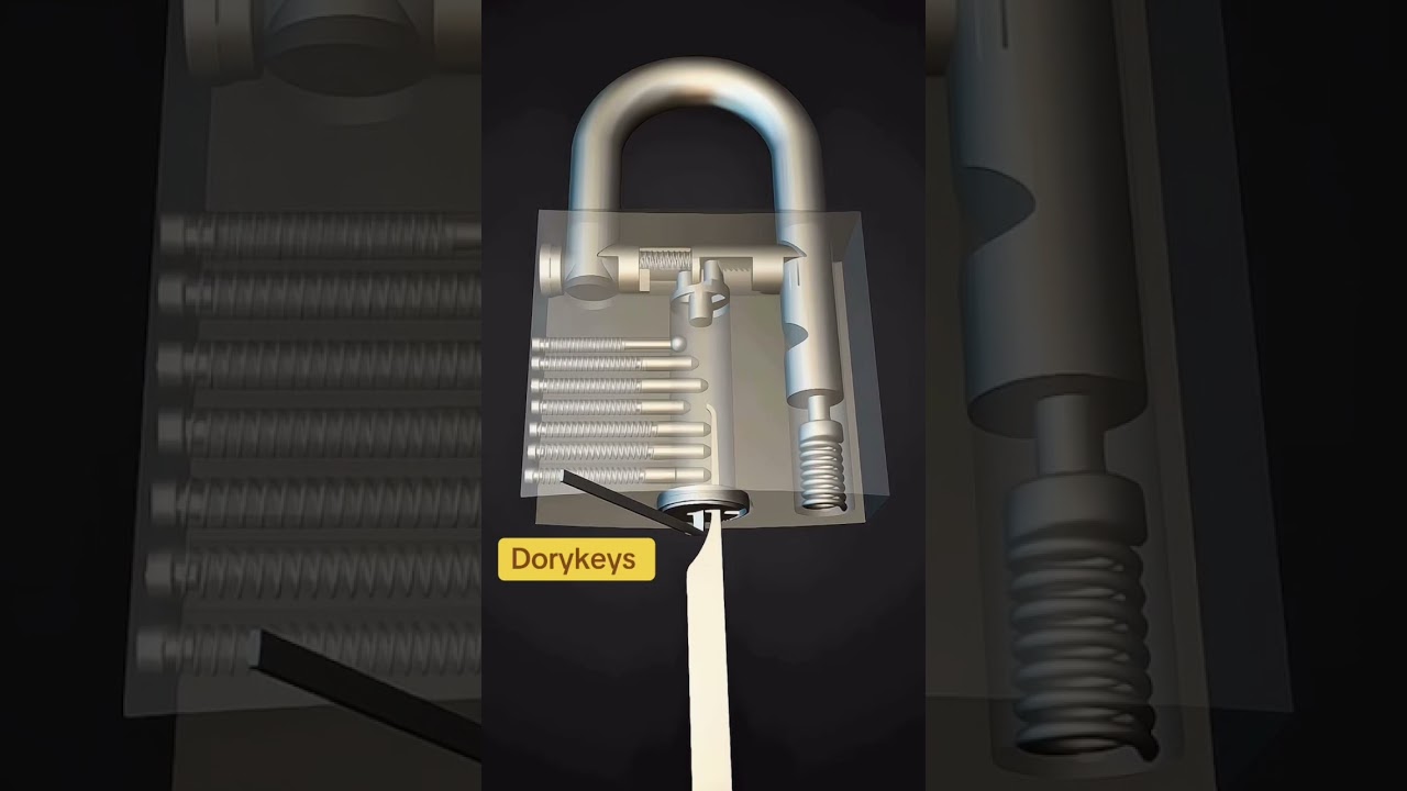 🟡Dory Lock Pick Set How it works 