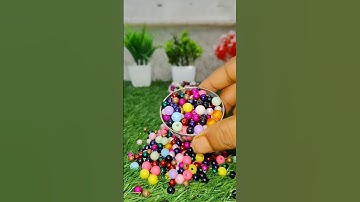 Satisfying Reverse Breads ASMR || Colouring Balls Reverse Video #satisfying #asmr #reverse