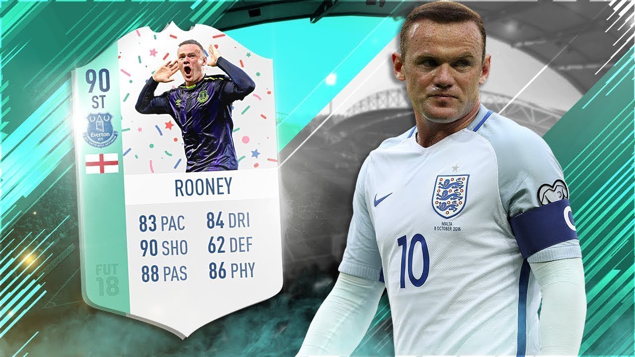 Rooney FUT BIRTHDAY 90 I FIFA 18 Player Review ESPAÑOL