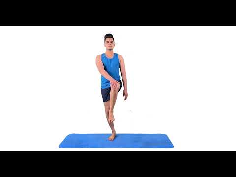 One leg stand knee touch || ankle exercises