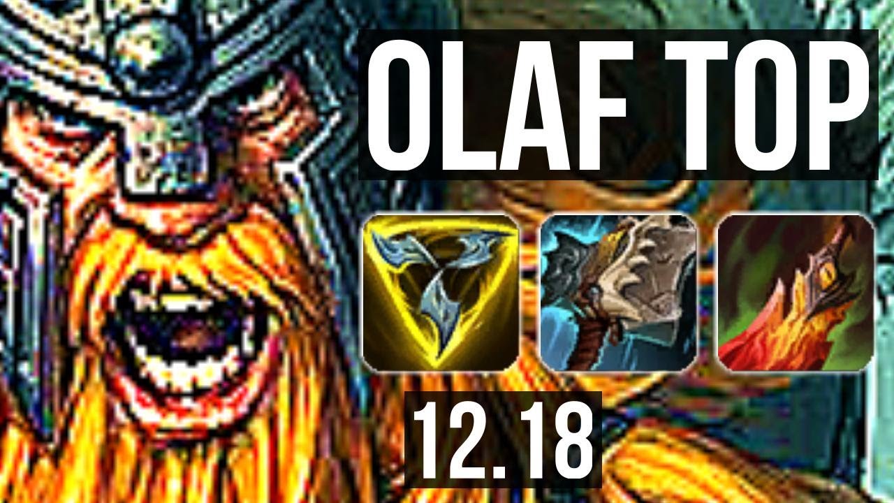 OLAF vs MAOKAI (TOP) | 8 solo kills, 67% winrate | EUW Master | 12.18