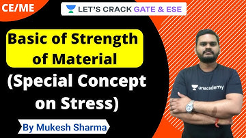 Basics of Strength of Materials Mechanical Engineering | Special Concept on Stress | Mukesh Sharma