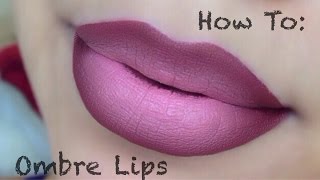 HOW TO : Ombre Lips (Drugstore Products)