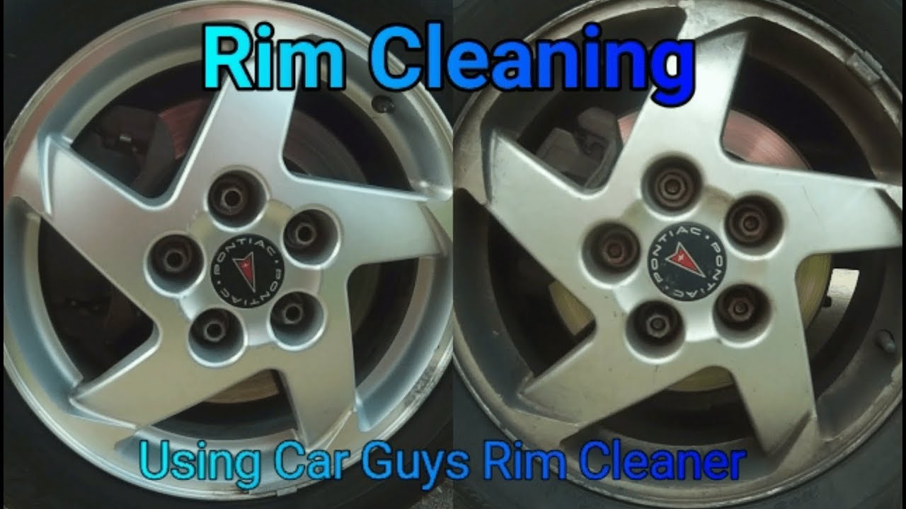 Rim Cleaning - Pontiac Rims